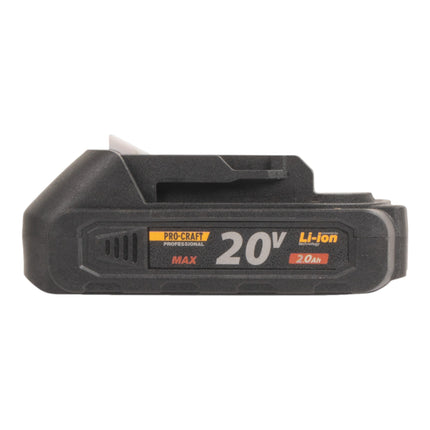 Procraft Starter Pack C20 2 Ladegeraet 20 V 2 A 2x 20 2A Akku 2 0 Ah 3 - toolbrothers