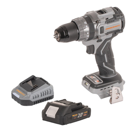 Procraft Industrial CD20Abb Akku Schlagbohrschrauber 20 V 85 Nm 1x Akku 2 0 Ah Ladegeraet 0 - toolbrothers