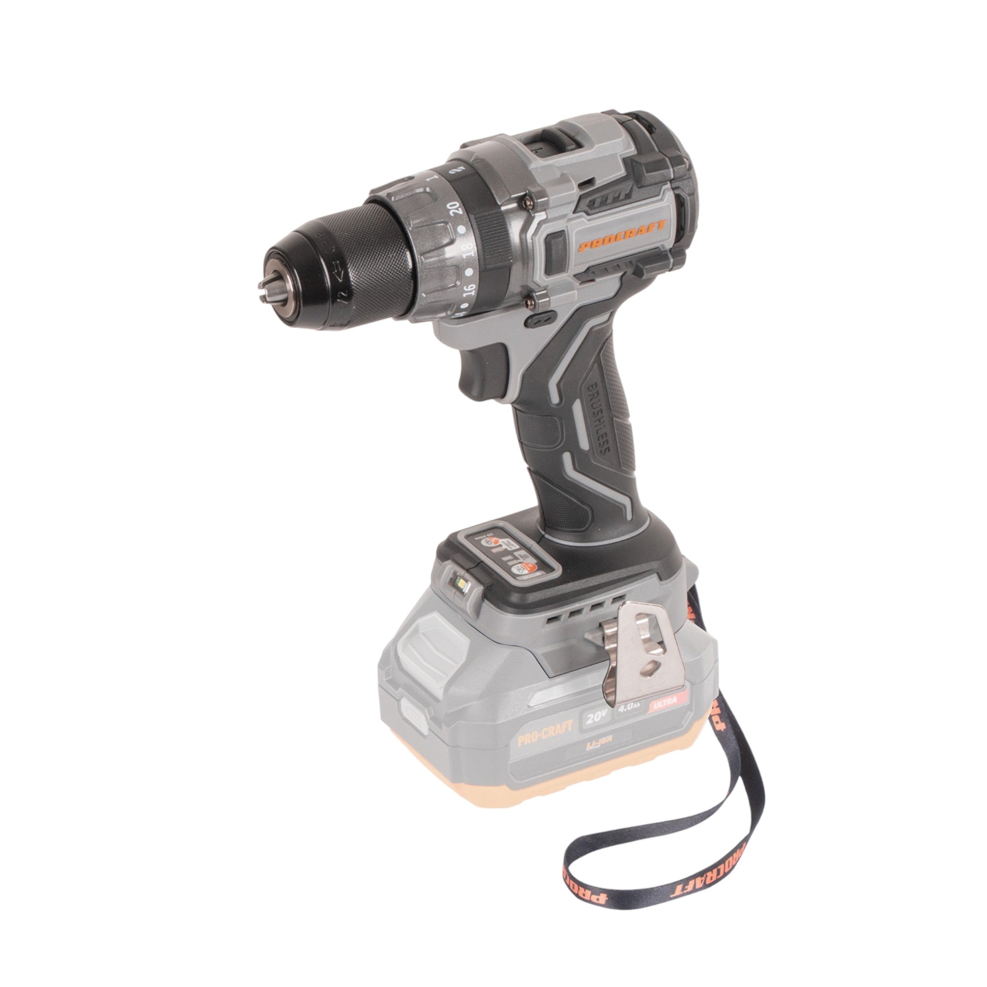 Procraft Industrial CD20Abb Akku Schlagbohrschrauber 20 V 85 Nm 1x Akku 2 0 Ah RHINO Toolcase ohne Ladegeraet 1 - toolbrothers