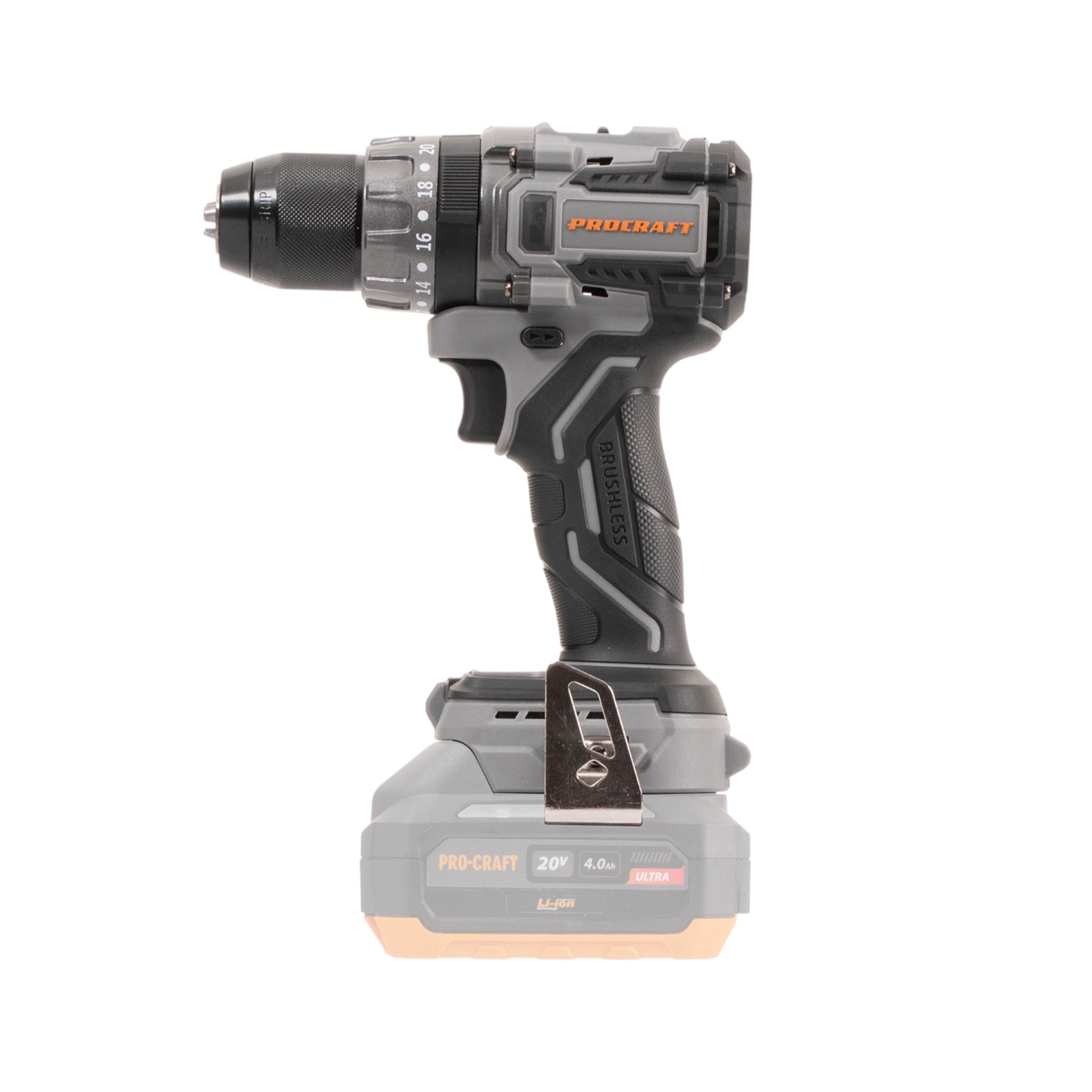 Procraft Industrial CD20Abb Akku Schlagbohrschrauber 20 V 85 Nm 1x Akku 4 0 Ah RHINO Toolcase ohne Ladegeraet 2 - toolbrothers