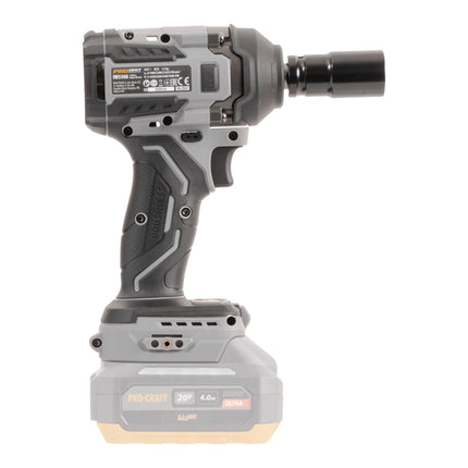 Procraft Industrial IW550Abb Akku Schlagschrauber 20 V 550 Nm 1 2 1x Akku 2 0 Ah Ladegeraet 4 - toolbrothers