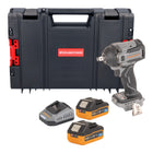 Procraft Industrial IW550Abb Akku Schlagschrauber 20 V 550 Nm 1 2 2x Akku 4 0 Ah Ladegeraet RHINO Toolcase 0 - toolbrothers