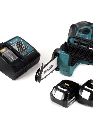 Makita DUC 122 RG 18 V Li-Ion Akku Kettensäge + 2x BL1860 6,0 Ah Akku + DC18RC Ladegerät - Toolbrothers