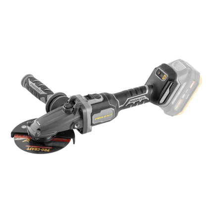Procraft Industrial AG125Cbb Akku Flachkopf Winkelschleifer 20 V 125 mm Brushless 1x Akku 2 0 Ah Ladegeraet 1 - toolbrothers