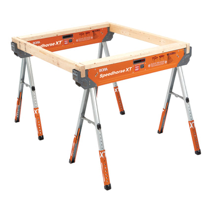 BORA Speedhorse XT Arbeitsbock Paar 760 910 mm Hoehenverstellbar PM 4550T 1600 kg Gesamttragfaehigkeit 3 - toolbrothers