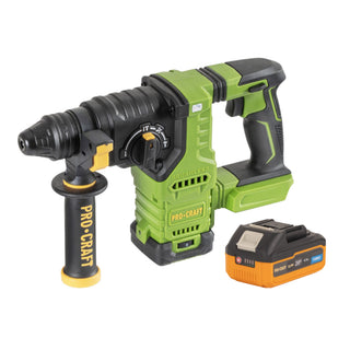 Procraft PHA30bb Akku Bohrhammer 20 V 2 8 J SDS plus Brushless 1x Akku 4 0 Ah ohne Ladegeraet 0 - toolbrothers