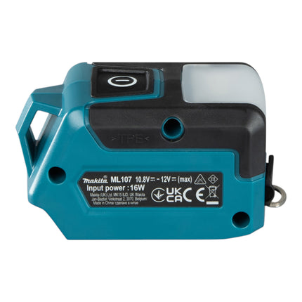 Makita ML 107 DSA Akku Lampe 12 V max 200 lm LED 2x Akku 2 0 Ah Ladegeraet 4 - toolbrothers
