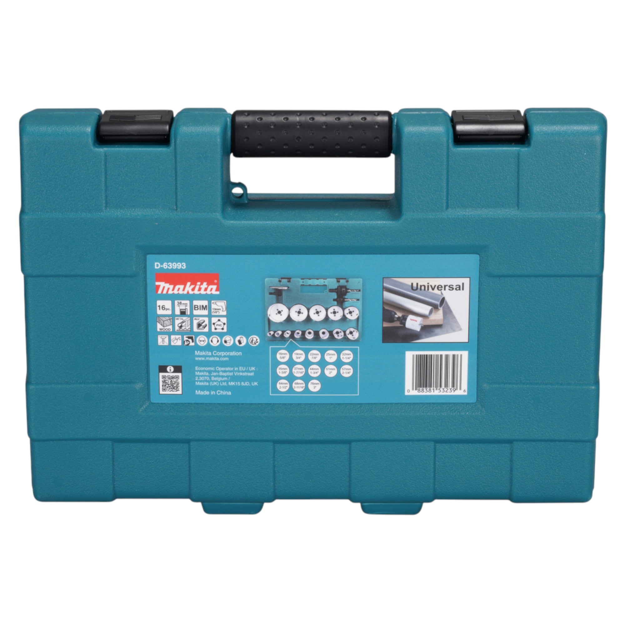 Makita D 63993 Lochsaegen Set 16 tlg 16 76 mm HSS Bi Metall Universal 3 - toolbrothers