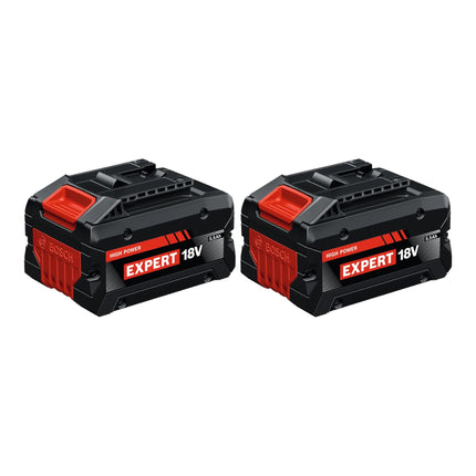 Bosch 2x EXBA 18V 55 EXPERT Akku 18 V 5 5 Ah Li Ion AMPShare 2x 1600A036Z6  0 - toolbrothers