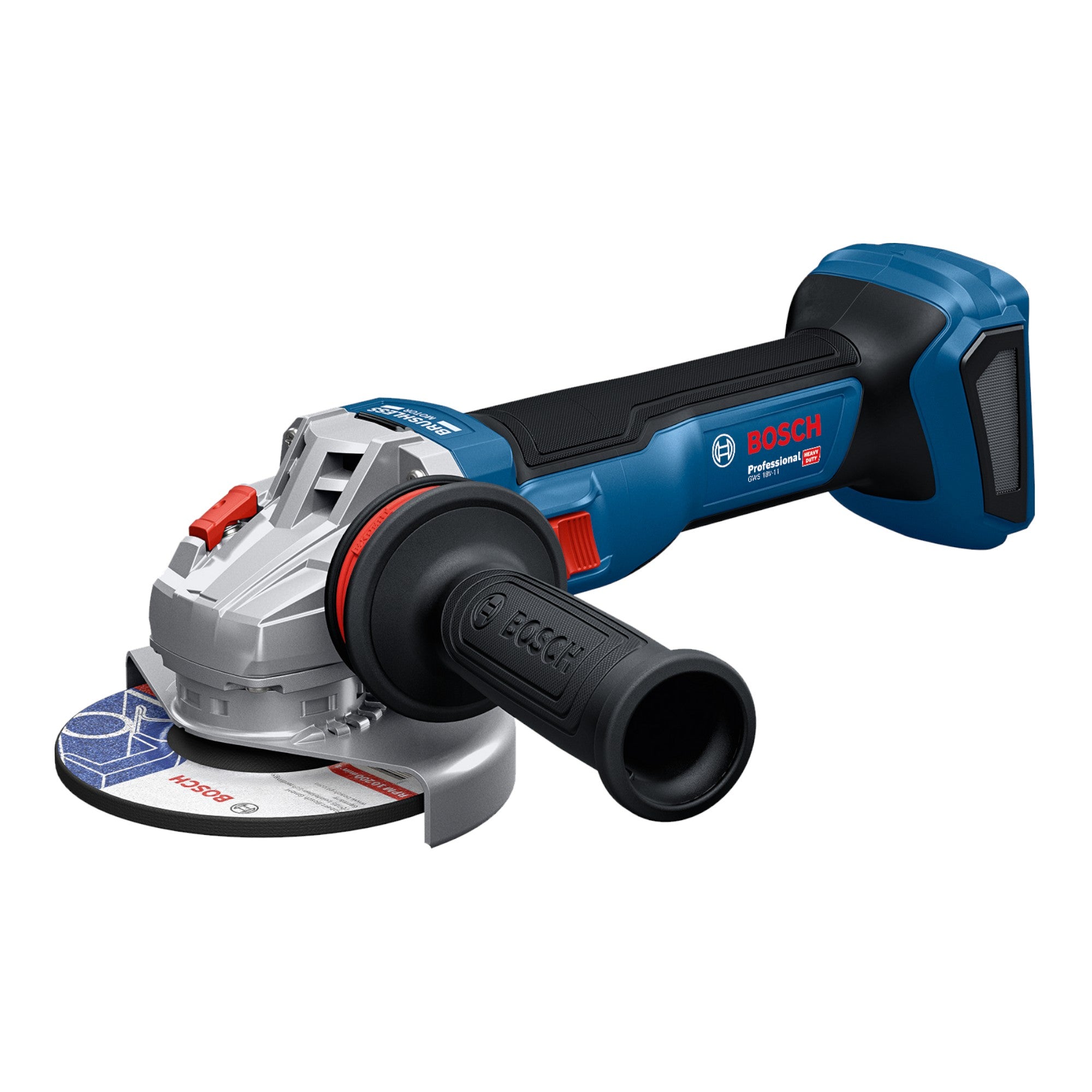 Bosch GWS 18V 11 Professional Akku Winkelschleifer 18 V 125 mm 2x Akku 4 0 Ah Ladegeraet 1 - toolbrothers