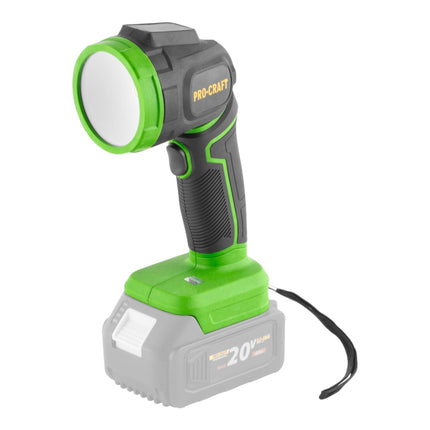 Procraft LL18bb Akku LED Strahler 20 V 300 lm 2x Akku 2 0 Ah Ladegeraet 1 - toolbrothers