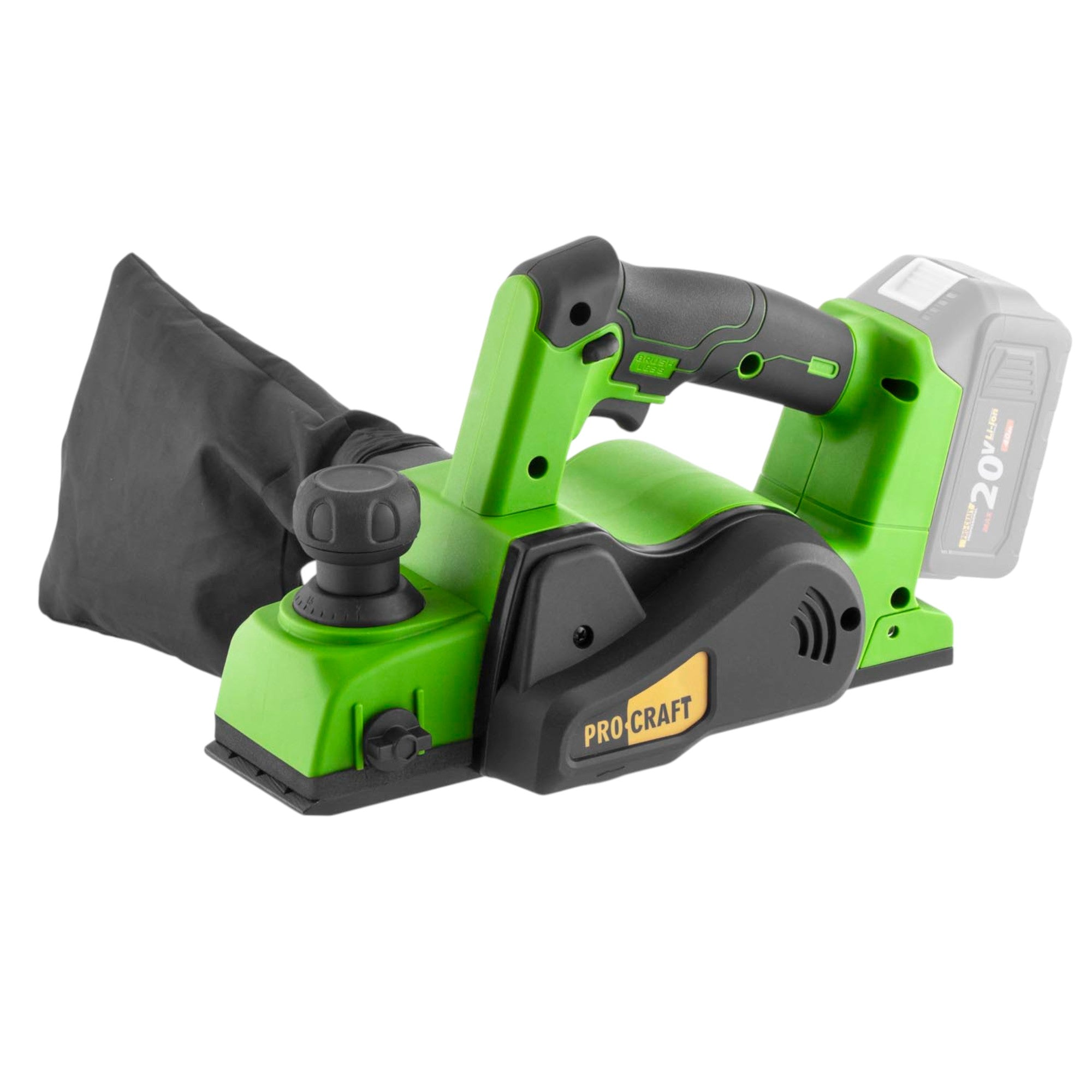 Procraft PE20BLbb Akku Hobel 20 V 82 mm Brushless 1x Akku 2 0 Ah Koffer ohne Ladegeraet 1 - toolbrothers