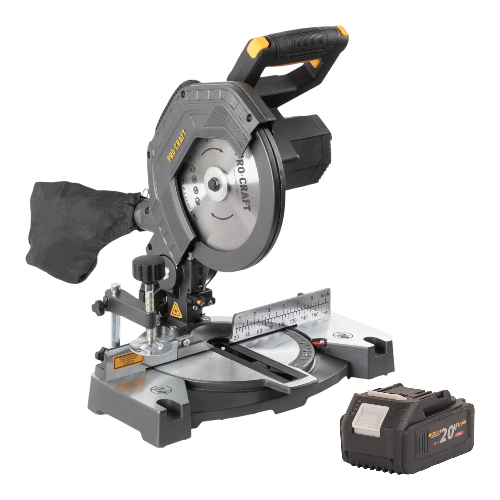 Procraft PGS20bb Akku Kappsaege 20 V 210 mm Brushless 1x Akku 4 0 Ah ohne Ladegeraet 0 - toolbrothers