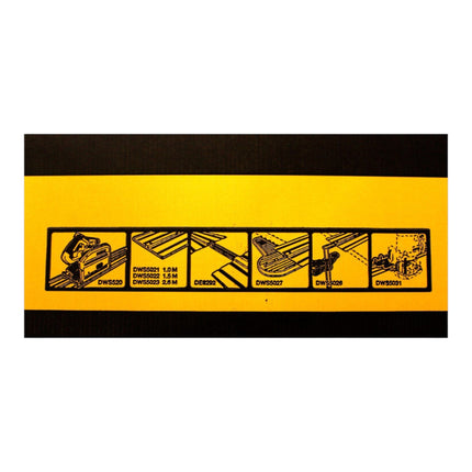 DeWalt DWS 5022 Fuehrungsschiene 1500 mm DWS 5031 Fuehrungsanschlag fuer Oberfraesen 4 - toolbrothers