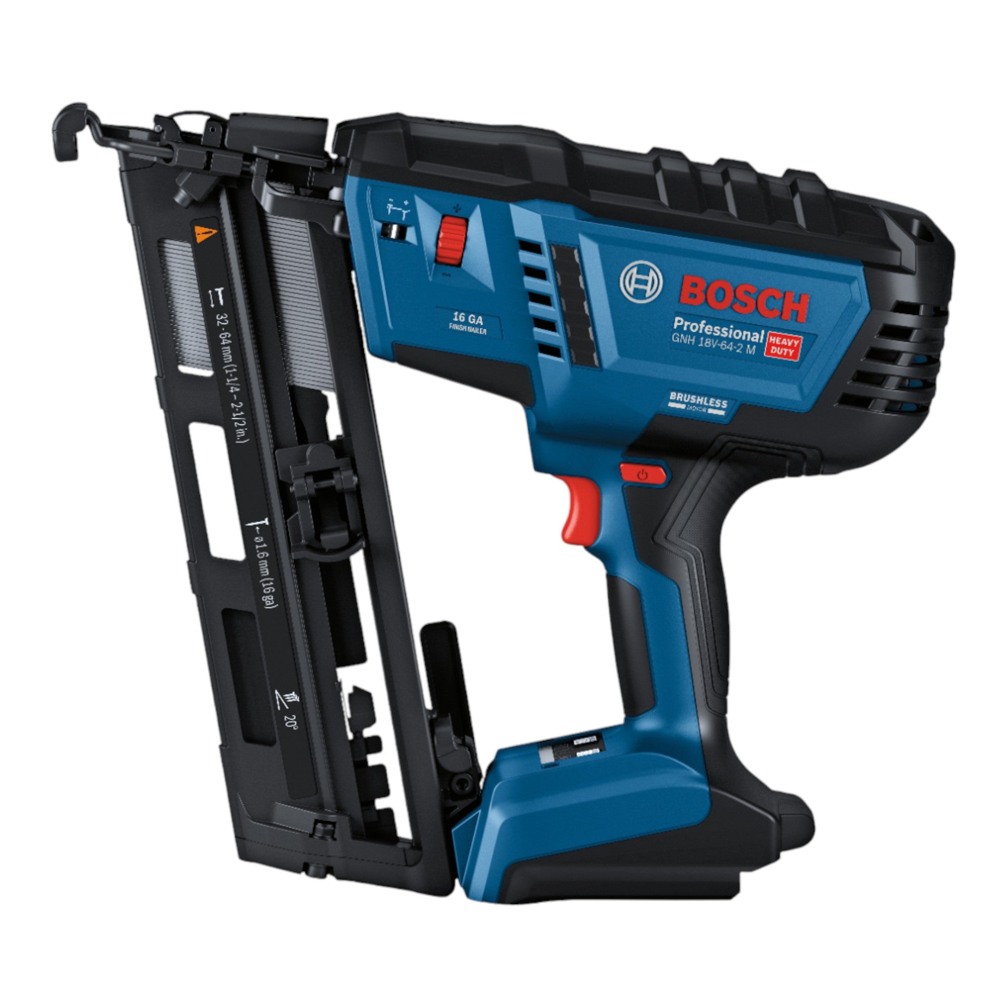Bosch GNH 18V 64 2 M Professional Akku Holznagler 18 V 1 6 x 32 64 mm 1x Akku 4 0 Ah ohne Ladegeraet 3 - toolbrothers