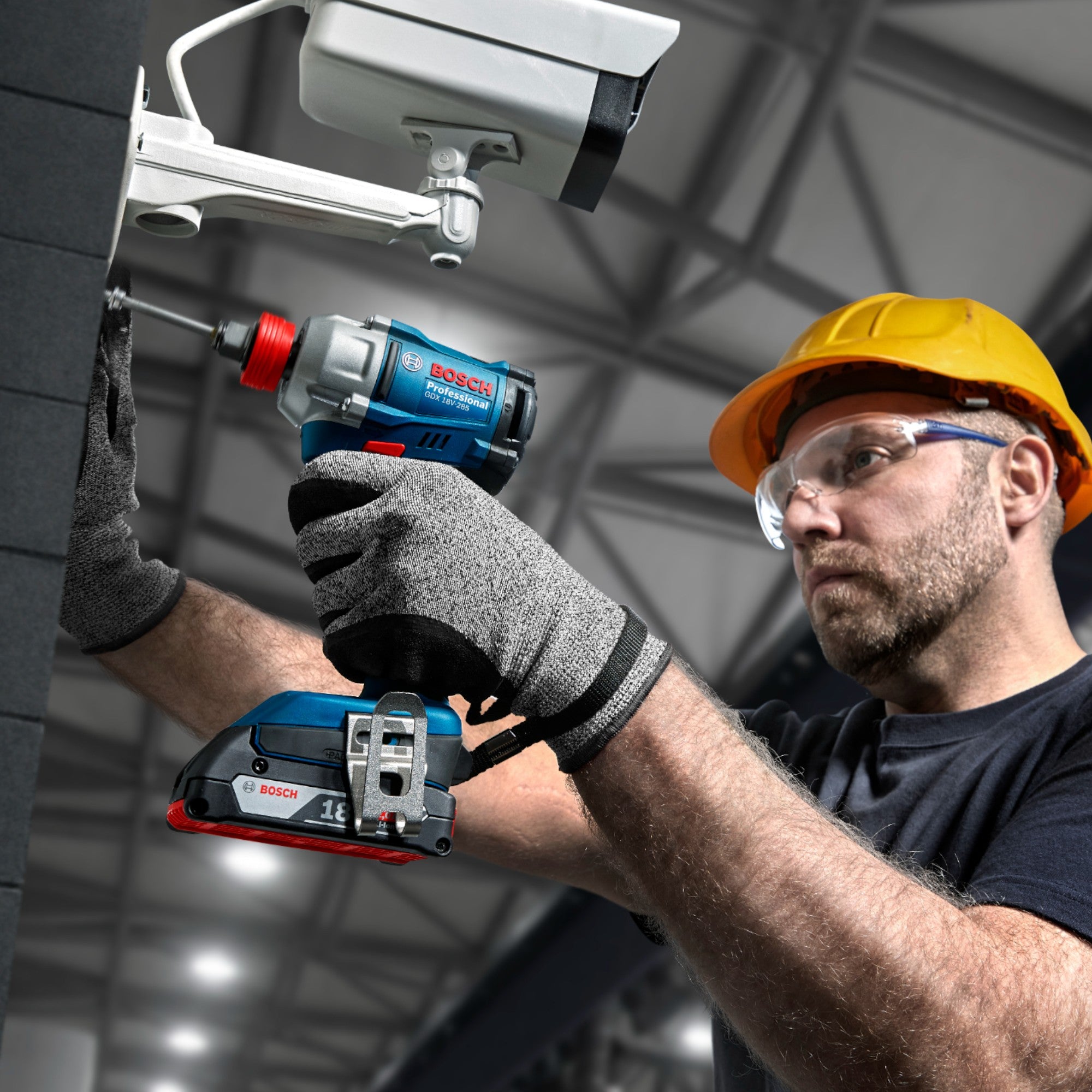 Bosch GDX 18V 285 Professional Akku Drehschlagschrauber 18 V 285 Nm 1 4 Brushless 2x ProCORE Akku 5 5 Ah Ladegeraet 4 - toolbrothers