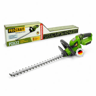Procraft PZA22 Akku Heckenschere 20 V 510 mm Solo ohne Akku ohne Ladegeraet 0 - toolbrothers