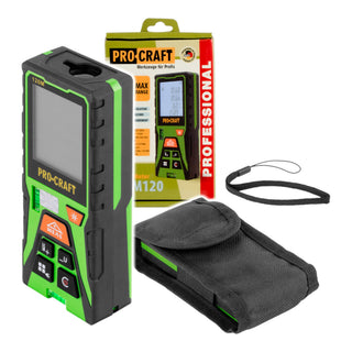 Procraft PLDM120 Laser Entfernungsmesser 120 m Tasche 0 - toolbrothers