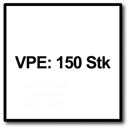 HECO MULTI-MONTI-plus SS Betonschraube 7,5 x 80 mm 150 Stk. SW 10 Sechskantkopf verzinkt A2K ( 3x 48397 ) - Toolbrothers