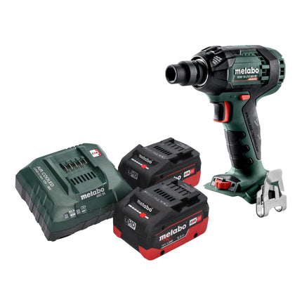 Metabo SSW 18 LTX 300 BL Akku Schlagschrauber 18 V 300 Nm 1 2 Brushless 2x LiHD Akku 5 5 Ah Ladegeraet 0 - toolbrothers