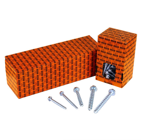 HECO MULTI-MONTI-plus SS Betonschraube 10 x 70 mm 75 Stk. SW 13 Sechskantkopf verzinkt A2K ( 3x 48401 ) - Toolbrothers