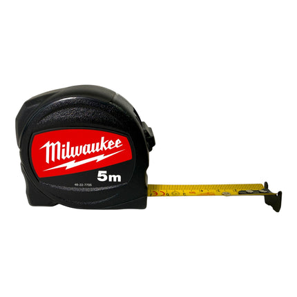 Milwaukee Slim Line Massband 5m schwarz rot 4932498604  1 - toolbrothers