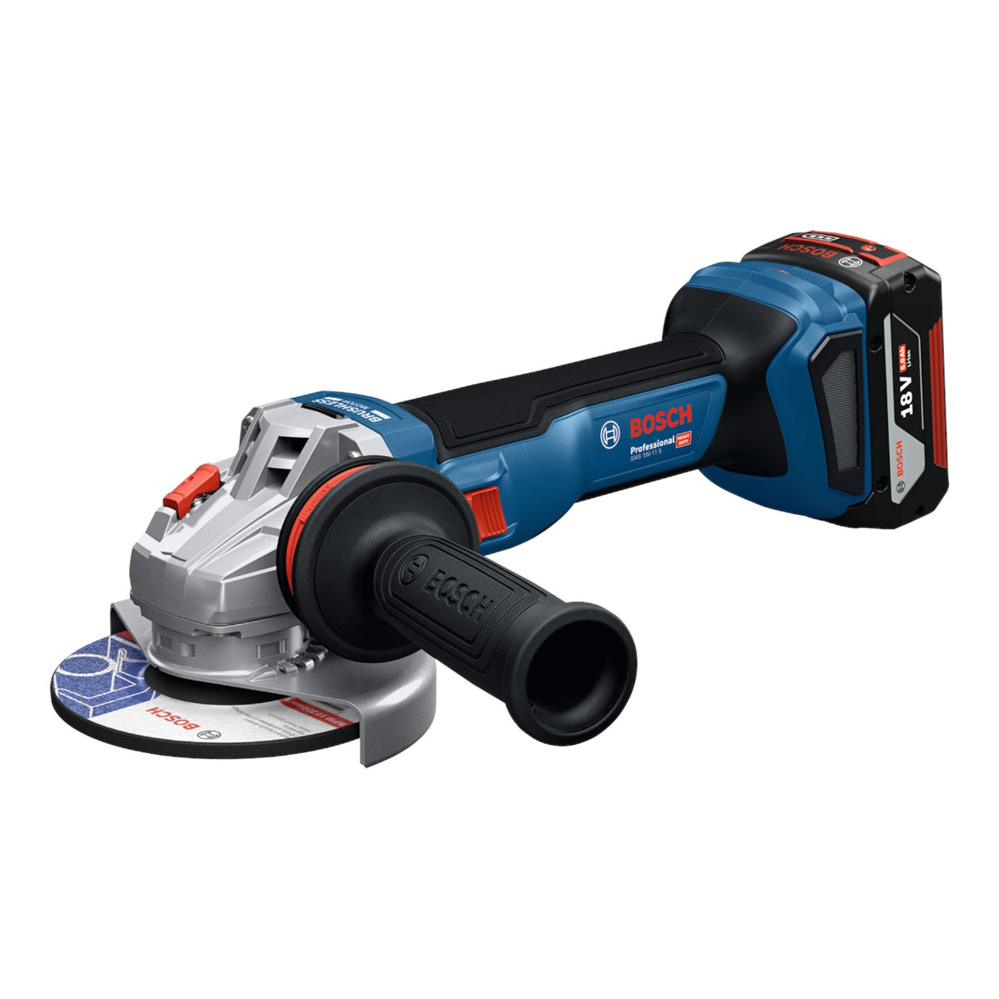 Bosch GWS 18V-11 S Profesjonalna akumulatorowa szlifierka kątowa 18 V 125 mm ( 06019N4001 ) Bezszczotkowa + L-Boxx - bez akumulatora, bez ładowarki