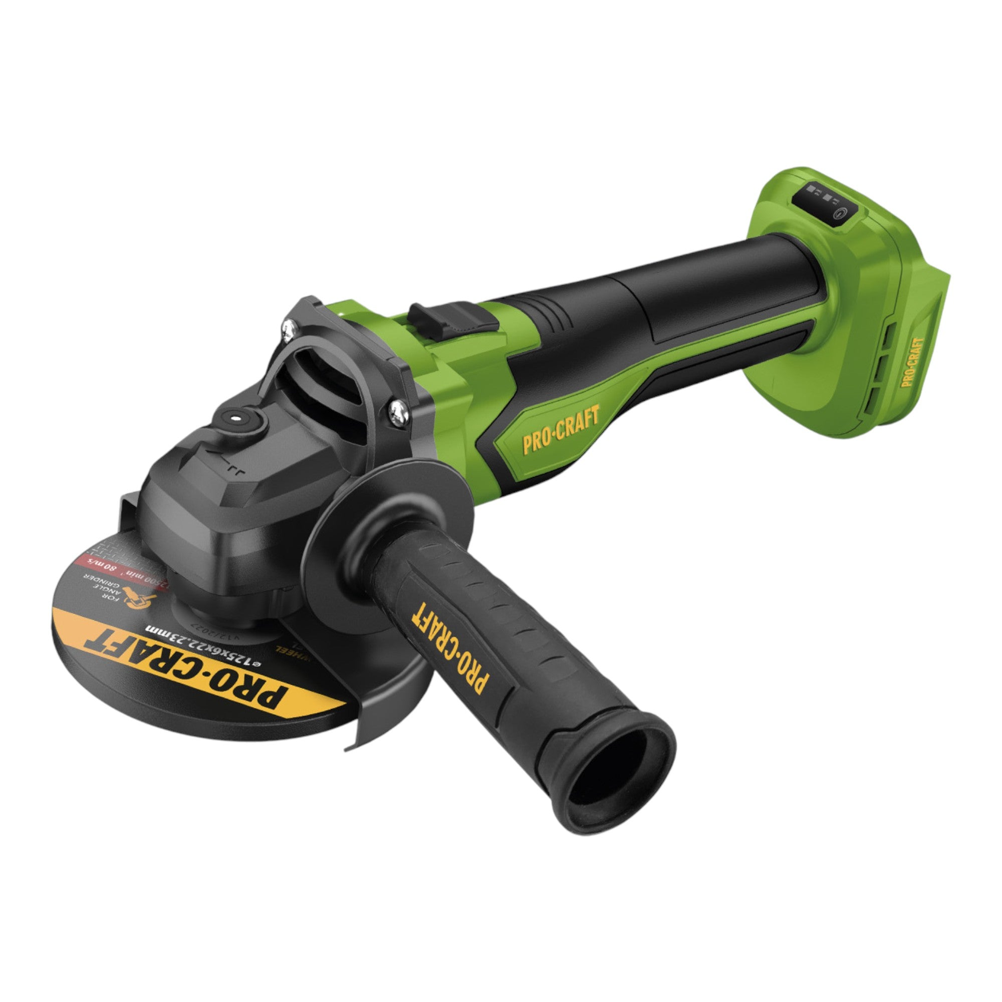 Procraft PGA22 BB Akku Winkelschleifer 20 V 125 mm Brushless 1x Akku 4 0 Ah RHINO Toolcase ohne Ladegeraet 1 - toolbrothers