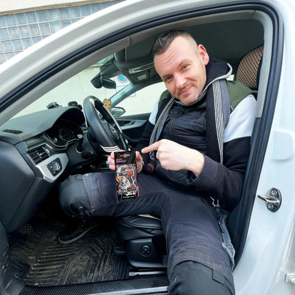 Toolbrothers Duftbaum FORGE RED AKKUSCHRAUBER Design Duft GUILTY frische Duftnoten 2 - toolbrothers