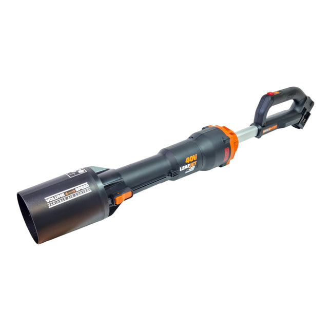 Worx WG585E 9 Akku Geblaese Laubblaeser 40 V 2 x 20 V 266 km h 1 050 m h PowerShare Brushless Solo ohne Akku ohne Ladegeraet 0 - toolbrothers
