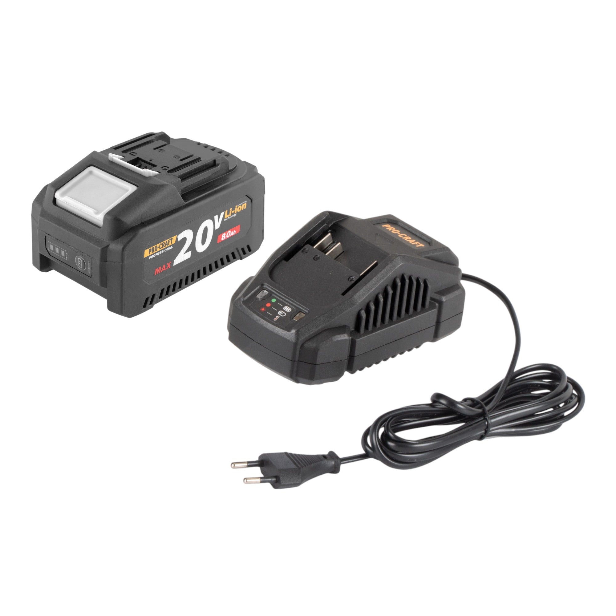 Procraft PHA50 1B C Akku Bohrhammer 20 V 7 J SDS max Brushless 1x Akku 8 0 Ah Ladegeraet Koffer 4 - toolbrothers