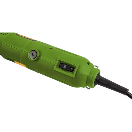 Procraft PG400 Geradschleifer 130 Watt 3 2 mm 418 tlg Zubehoer Set Koffer 3 - toolbrothers