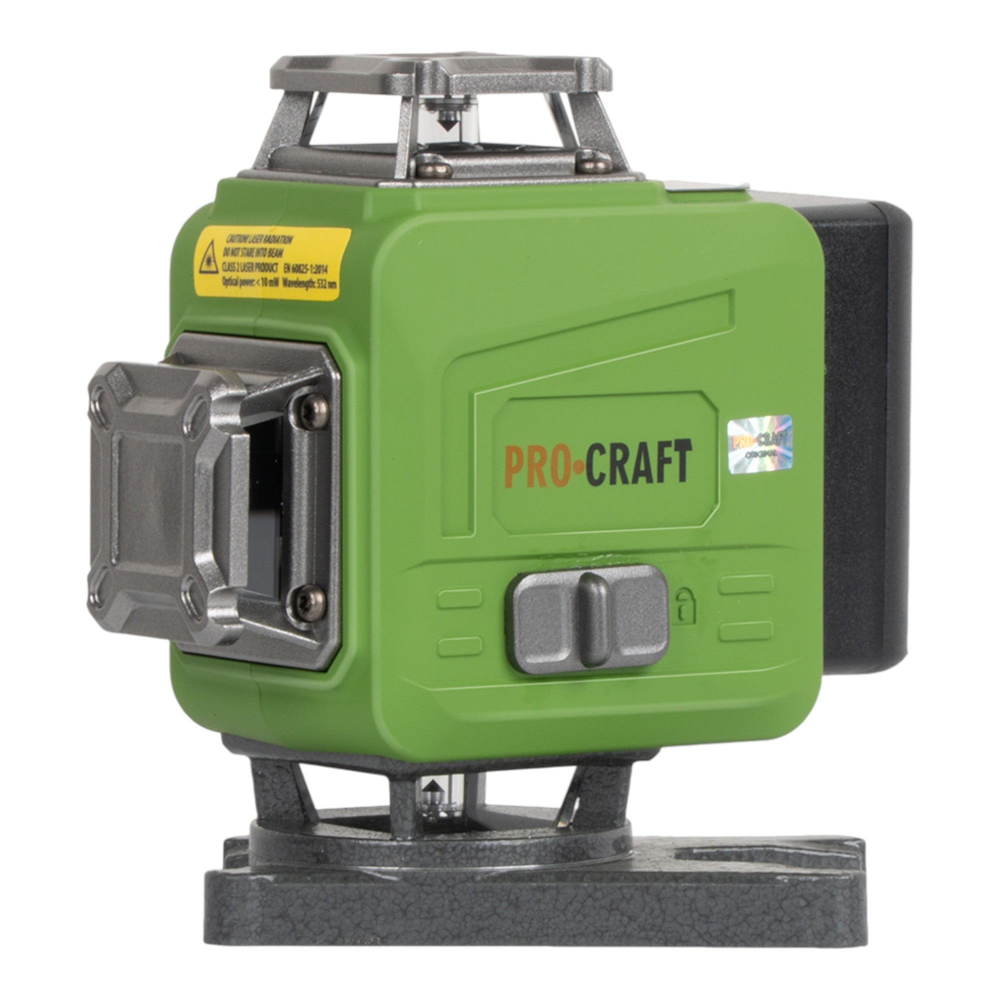 Procraft LE 4GL Akku Kreuzlinienlaser 3 7 V 40 m gruen selbstnivellierend 1x Akku 4 0 Ah Ladegeraet 4 - toolbrothers
