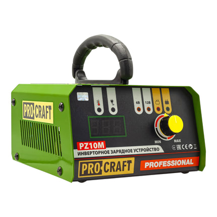 Procraft PZ10M Ladegeraet 6 12 V Ladespannung 10 A Ladestrom fuer Auto Mottorad LKW Batterien 0 - toolbrothers