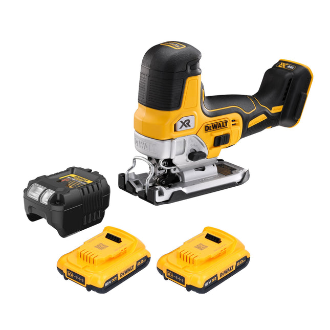 DeWalt DCS 335 D2 Akku Stichsaege 18 V 135 mm Brushless 2x Akku 2 0 Ah Ladegeraet 0 - toolbrothers