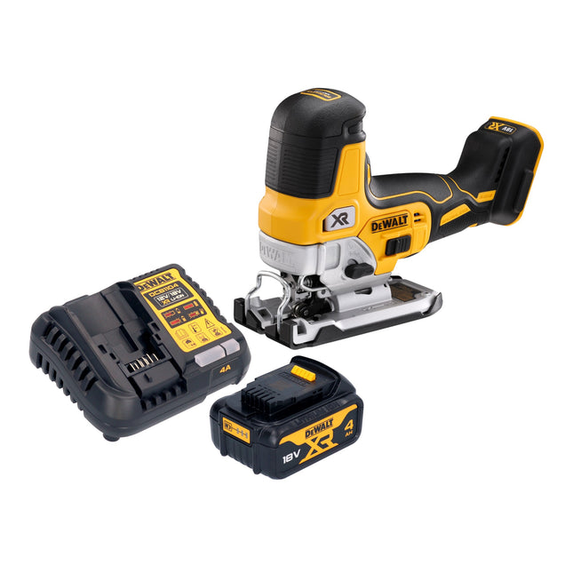 DeWalt DCS 335 M1 Akku Stichsaege 18 V 135 mm Brushless 1x Akku 4 0 Ah Ladegeraet 0 - toolbrothers