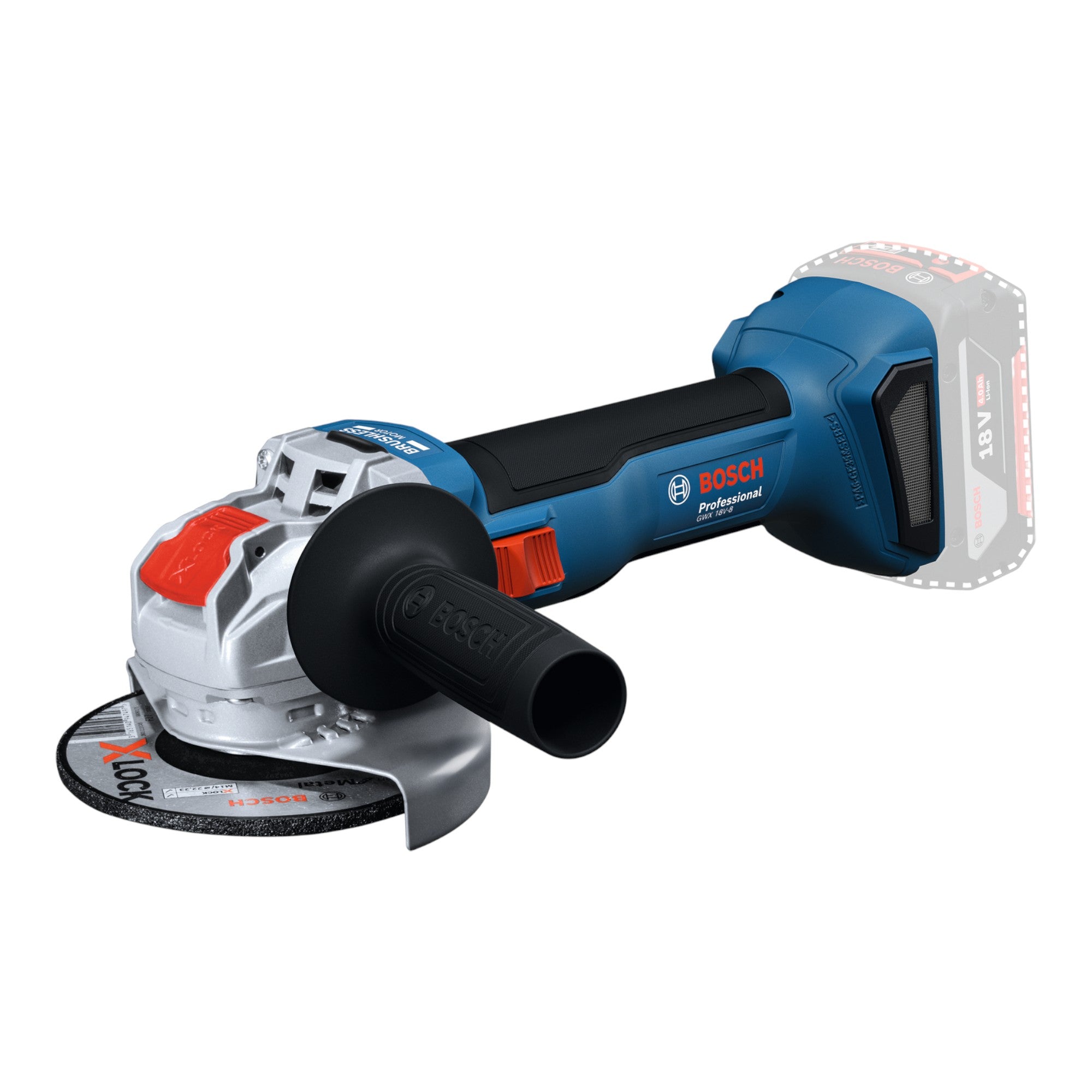Bosch GWS 18V 8 Professional Akku Winkelschleifer 18 V 125 mm 06019N9101 Brushless L Boxx ohne Akku ohne Ladegeraet 1 - toolbrothers