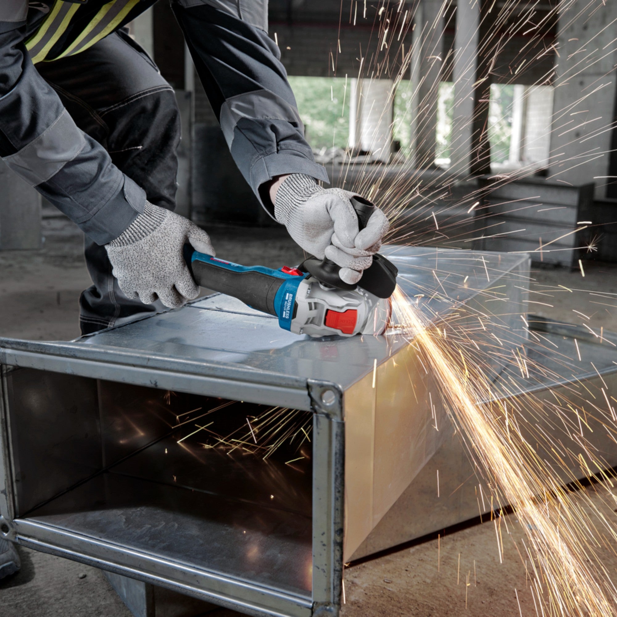Bosch GWS 18V 8 Professional Akku Winkelschleifer 18 V 125 mm 06019N9101 Brushless L Boxx ohne Akku ohne Ladegeraet 3 - toolbrothers