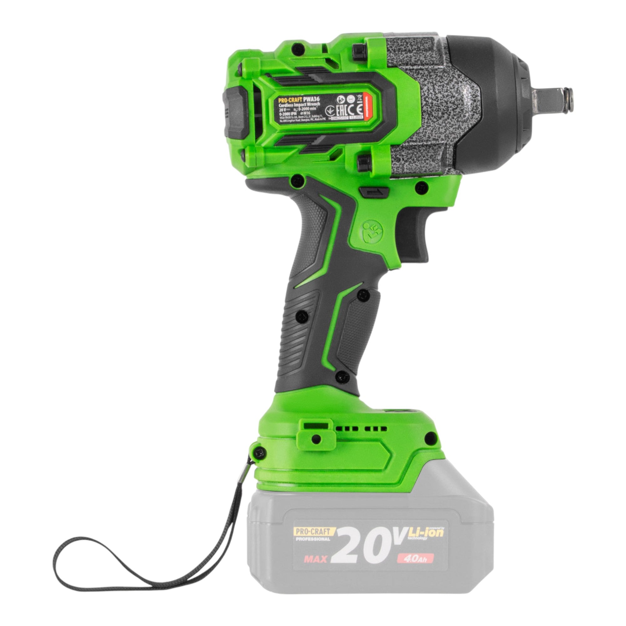 Procraft PWA36bb Akku Schlagschrauber 20 V 850 Nm 1 2 Brushless 1x Akku 2 0 Ah Ladegeraet RHINO Toolcase 4 - toolbrothers