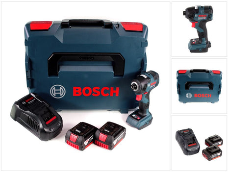 Bosch GDR 18 V-200 C Akku Drehschlagschrauber 18 V 1/4"  in L-Boxx + 2 x 3,0 Ah Akku + Ladegerät - Toolbrothers