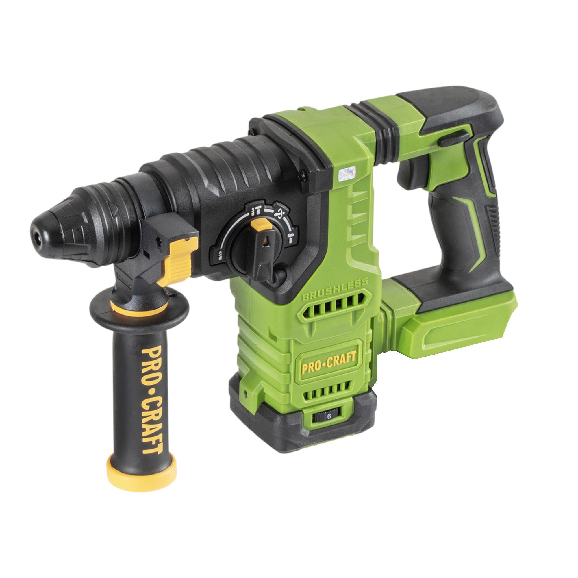 Procraft PHA30 bb c Akku Bohrhammer 20 V 2 8 J SDS plus Brushless 1x Akku 2 0 Ah Ladegeraet Koffer 1 - toolbrothers