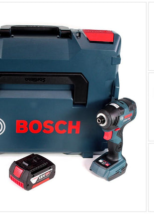 Bosch GDR 18 V-200 C Akku Drehschlagschrauber 18 V 1/4" in L-Boxx + 1 x 6,0 Ah Akku - ohne Ladegerät - Toolbrothers