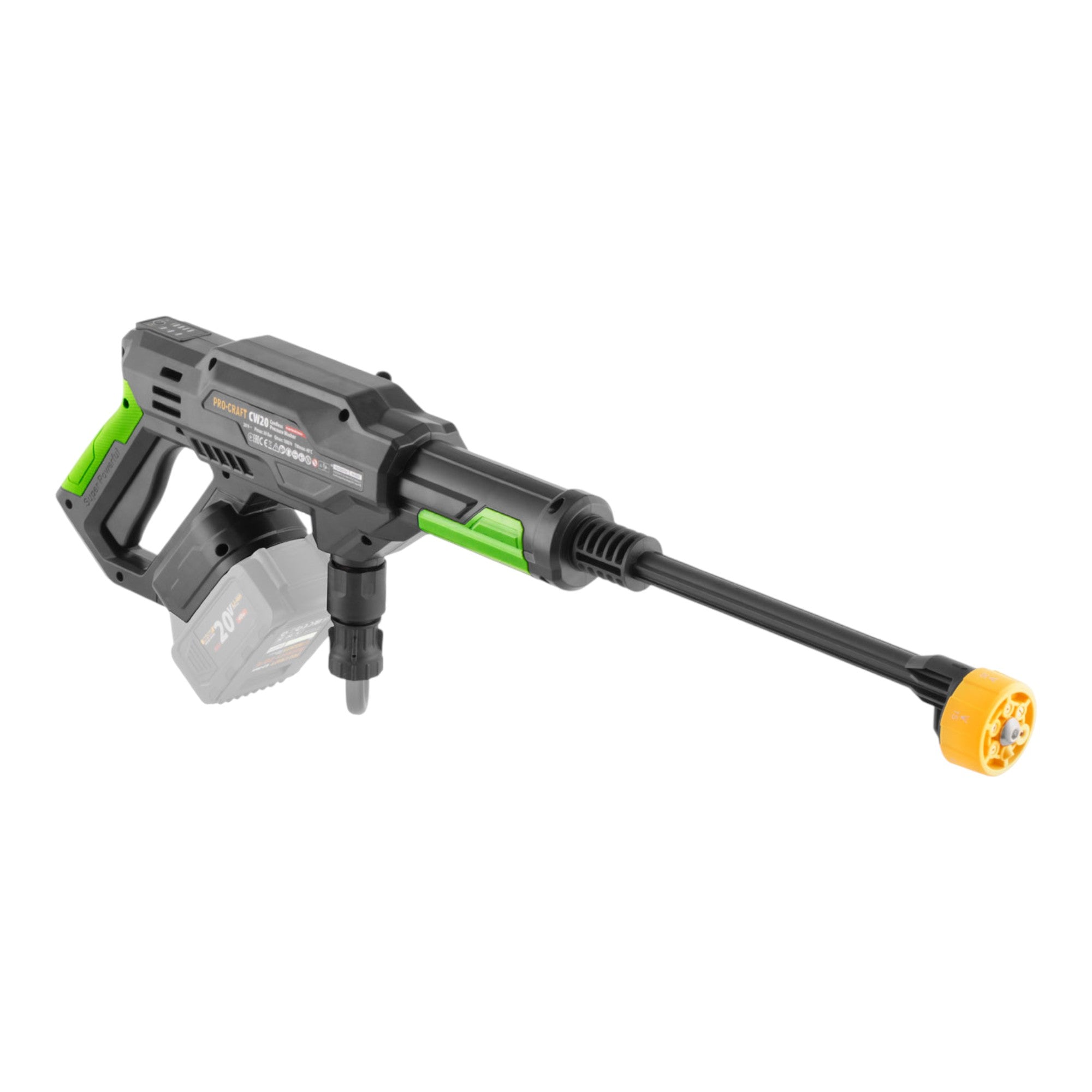 Procraft CW20bb Akku Hochdruckreiniger 20 V 30 bar 180 l h Brushless 1x Akku 4 0 Ah Ladegeraet Koffer 2 - toolbrothers
