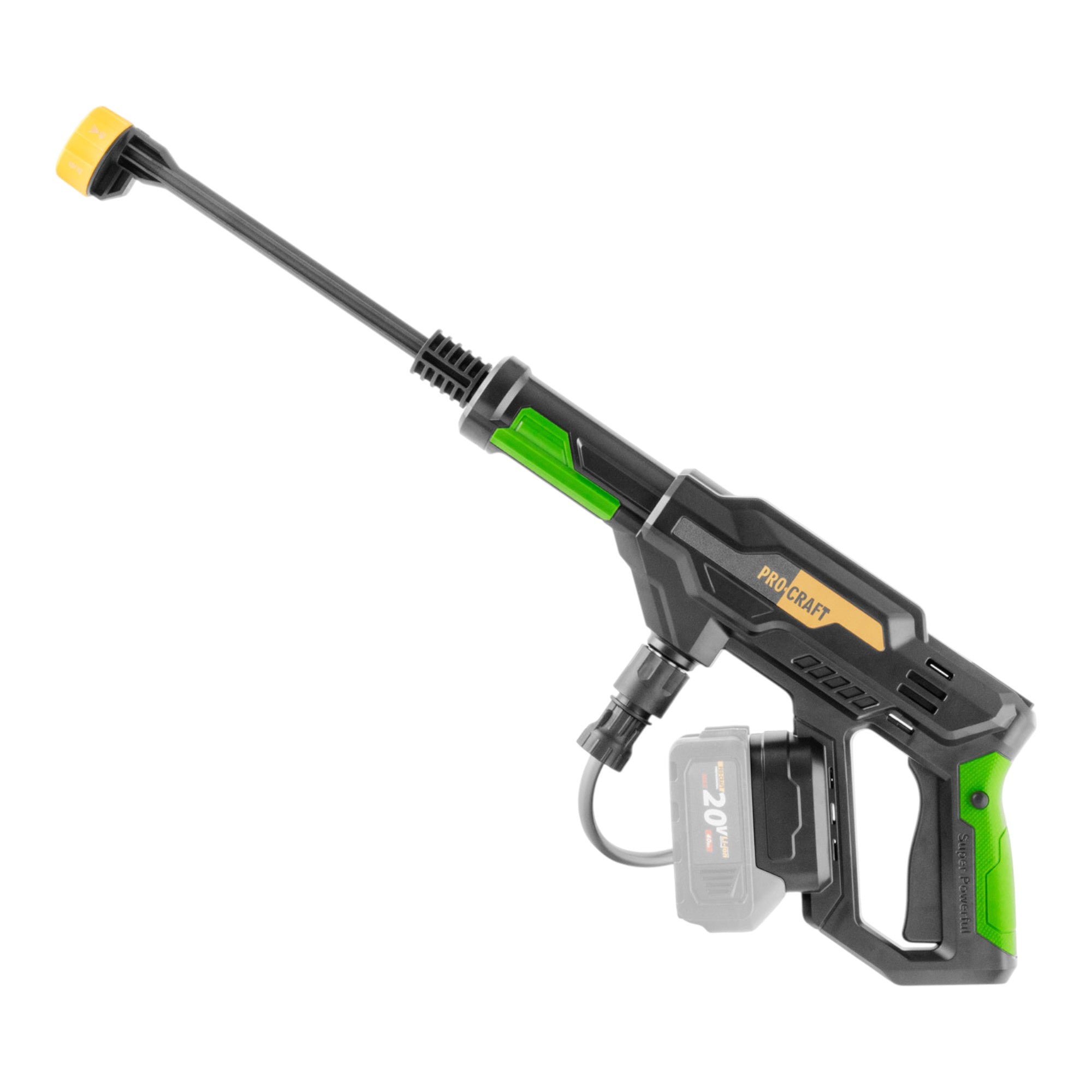 Procraft CW20bb Akku Hochdruckreiniger 20 V 30 bar 180 l h Brushless 2x Akku 4 0 Ah Ladegeraet Koffer 1 - toolbrothers
