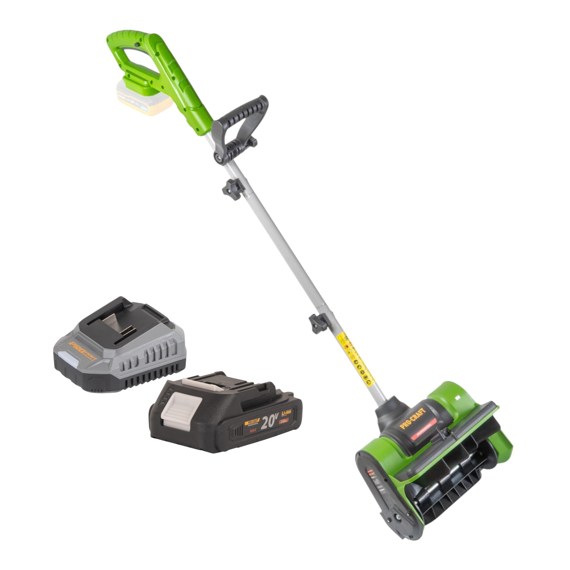 Procraft PSB20bb Akku Schneefraese 20 V 300 mm 1x Akku 2 0 Ah Ladegeraet 0 - toolbrothers