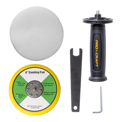 Procraft PM20bb Akku Poliermaschine 20 V 150 mm 1x Akku 2 0 Ah Ladegeraet 4 - toolbrothers