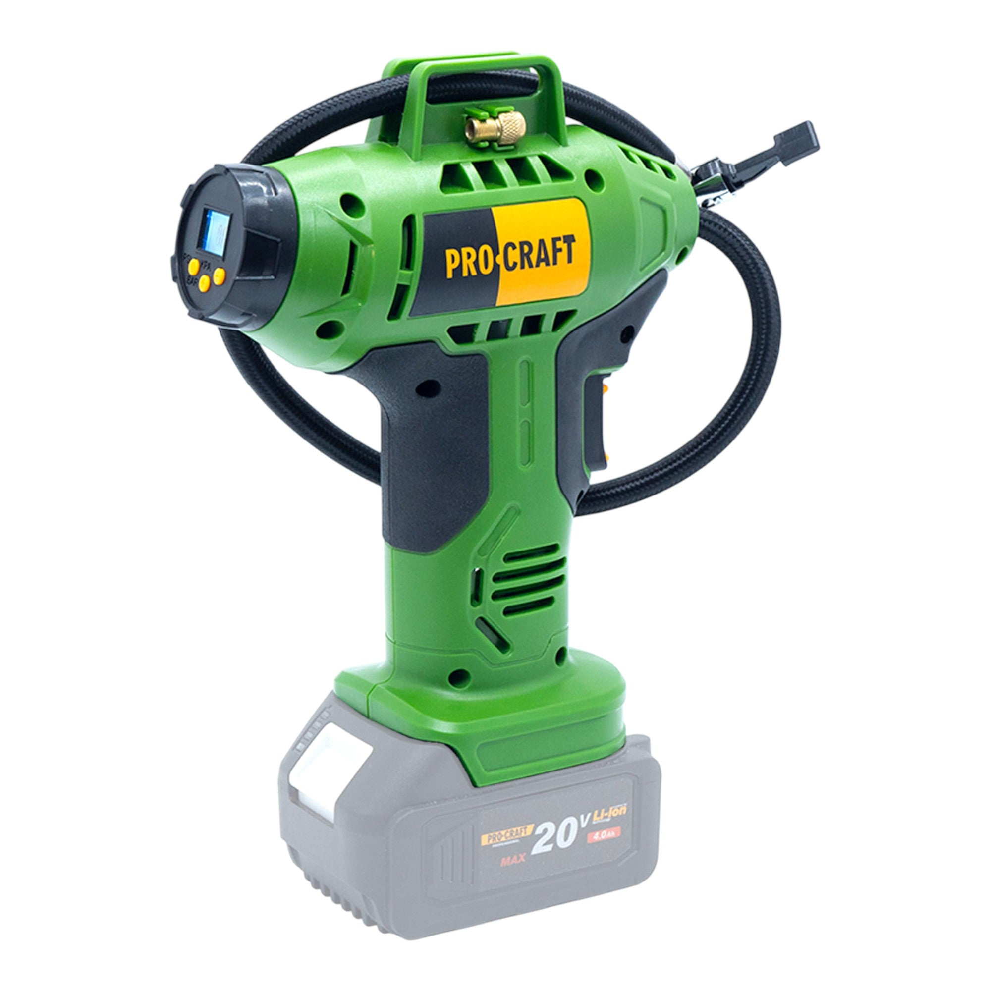 Procraft LK20 Akku Kompressor 20 V 11 bar 1x Akku 4 0 Ah ohne Ladegeraet 1 - toolbrothers