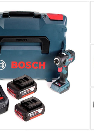 Bosch GDR 18 V-200 C Akku Drehschlagschrauber 18 V 1/4" in L-Boxx + 2 x 5,0 Ah Akku + Ladegerät - Toolbrothers