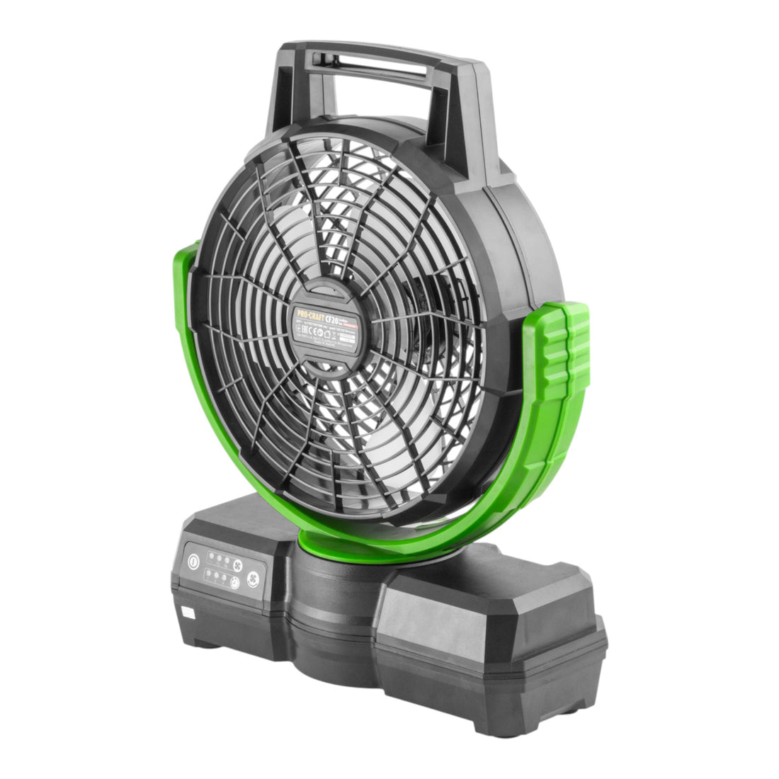 Wentylator akumulatorowy Procraft CF20bb 20 V 235 mm + 1x akumulator 4,0 Ah + ładowarka