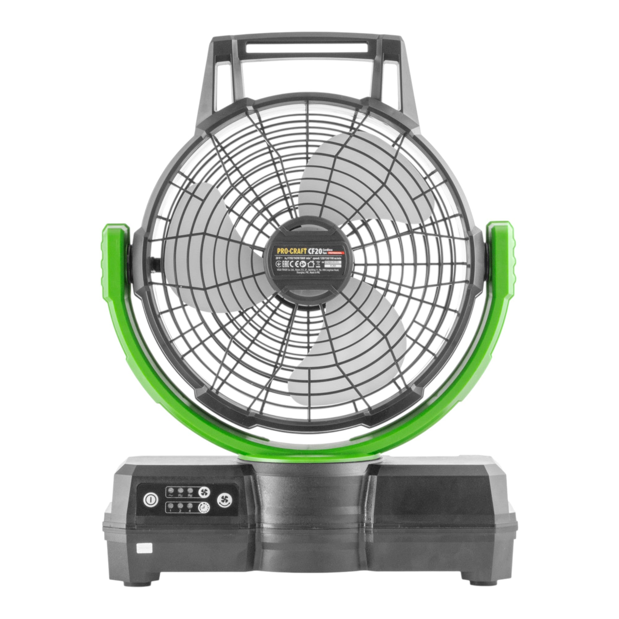 Procraft CF20bb Akku Ventilator 20 V 235 mm 2x Akku 4 0 Ah Ladegeraet 2 - toolbrothers